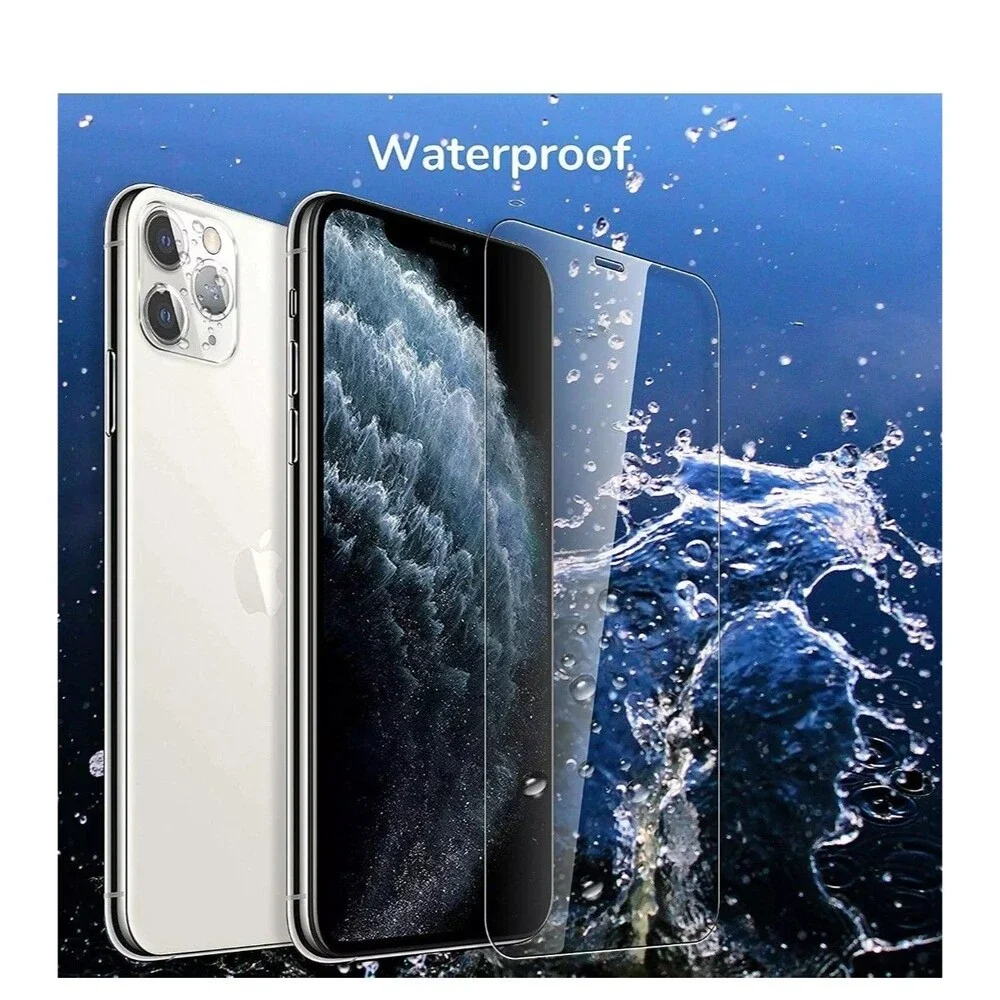 3X Tempered Glass Screen Protector For iPhone 16 Pro